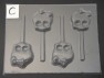 471sp Monster Low Chocolate Candy Lollipop Mold FACTORY SECOND